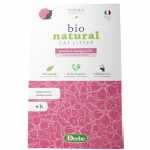 100 % natūralus, biologi&scaron;kai suyrantis kačių kraikas su bijūnų ir bugenvilijų kvapu &ndash; pagamintas i&scaron; itali&scaron;kų baltųjų kukurūzų, be dulkių