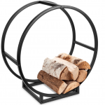 Apvalus metalinis stovas malkoms 50cm