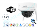 Reolink i&scaron;mani kupolinė 4K Wifi kamera