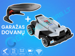 Segway Navimow X420E su garažu, pilkos spalvos