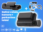 MIO MiVue 955W PRO vaizdo registratorius + Mio E80D galinė kamera + parkavimo komplektas