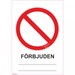 Ženklas Draudžiama Ženklo pagrindas Lipdukas Ženklo tipas bendras ženklas Ženklo dydis 70x100 mm (su tekstu) Gestų teksto kalba &Scaron;vedijos