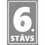 Ženklas Auk&scaron;tų numeracija &ndash; 6 auk&scaron;tas Spalva Rusvai gelsva Ženklo pagrindas Lipdukas Ženklo tipas liuminescencinis ženklas Ženklo dydis 220 x 320 mm Gestų teksto kalba &Scaron;vedijos