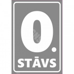 Ženklas Auk&scaron;tų numeracija &ndash; 0 auk&scaron;tas Spalva Pilka Ženklo pagrindas Plastikas (PVC putplastis 2 mm) Ženklo tipas liuminescencinis ženklas Ženklo dydis 220 x 320 mm Gestų teksto kalba Estų