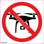 Ženklas Dronams skraidyti draudžiama Ženklo pagrindas Aliuminis (neobond 2 mm) Ženklo tipas bendras ženklas Ženklo dydis 600x600 mm
