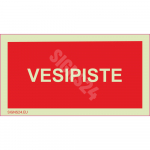 Ženklas Vandens sklendė Ženklo pagrindas Plastikas (PVC putplastis 2 mm) Ženklo tipas liuminescencinis ženklas Ženklo dydis 50 x 100 mm Gestų teksto kalba Suomių