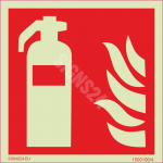 Liuminescencinis Ženklas Ugnies gesintuvas Ženklo pagrindas Plastikas (PVC putplastis 2 mm) Ženklo tipas liuminescencinis ženklas Ženklo dydis 100x100 mm