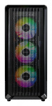 Case|MONTECH|X5|MidiTower|Case product features Transparent panel|Not included|Colour Black|X5(B)