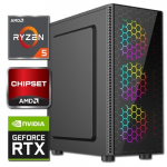 Kompiuteris Gamer | AMD Ryzen 5 5500, 16GB DDR4, 512GB SSD, RTX 3050 6GB