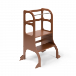 Medinis Montessori bok&scaron;telis STEP UP, rudas