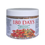 180 DAYS ILGO POVEIKO TRĄ&Scaron;OS ŽYDINTIEMS AUGALAMS, 500 G