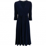 Midi suknelė moterims, Mėlyna, Carlyna 3/4 sleeve day dress