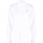 Mar&scaron;kiniai ilgomis rankovėmis moterims, Balta, Long sleeve button front shirt
