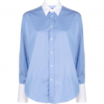 Mar&scaron;kiniai ilgomis rankovėmis moterims, Mėlyna, Long sleeve shirt