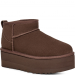 Pa&scaron;iltinti aulinukai moterims, Ruda, Classic Ultra Mini booties