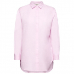Palaidinės moterims, Rožinė, Linen Cotton Shirt