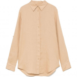 Mar&scaron;kiniai ilgomis rankovėmis moterims, Ruda, Karrie-long sleeve-shirt