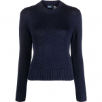 Megztinis moterims, Mėlyna, Long sleeve pullover