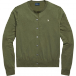 Kardiganas moterims, Chaki, Polo embroidered cardigan