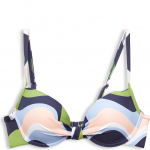 Vir&scaron;utinė kostiumėlio dalis moterims, Mėlyna, Wave beach Bikini top