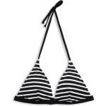 Vir&scaron;utinė kostiumėlio dalis moterims, Juoda, Padded bikini top