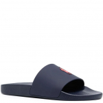 Pliažo &scaron;lepetės per pir&scaron;tą vyrams, Mėlyna, Polo slide sandals