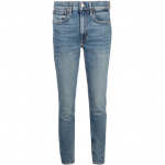 Aptempti džinsai moterims, Mėlyna, Mid ankle skinny