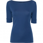 Mar&scaron;kinėliai ilgom. rankovėmis moterims, Mėlyna, Judy elbow sleeve t-shirt