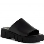 &Scaron;lepetės moterims, Juoda, Wedge/plat mule