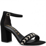 Basutės moterims, Juoda, SANDALS