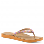 Pliažo &scaron;lepetės per pir&scaron;tą moterims, Oranžinė, Flip-flops