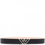 Diržas moterims, Juoda, Plate belt
