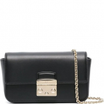 Rankinė per petį moterims, Juoda, Metropolis mini crossbody