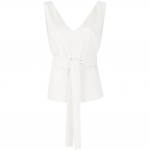 Palaidinės moterims, Balta, V-nesk blouse