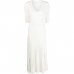Megzta suknelė moterims, Balta, Knit dress