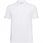 Polo mar&scaron;kiniai trumpos rank. moterims, Balta, Polo shirts short