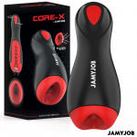 JAMYJOB &ndash; core-x automatinis masturbatorius 5 režimų stimuliacijos bangos ir vibracijos