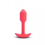 B-Vibe Snug 1 vibruojantis analinis kai&scaron;tis, oranžinis, 62 g
