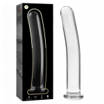NEBULA SERIES BY IBIZA &ndash; modelis 17 dildo i&scaron; borosilikato stiklo ai&scaron;kus 18.5 cm -o- 3 cm