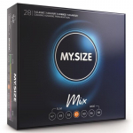 MY SIZE MIX &ndash; my size - mix prezervatyvai 57 mm 28 vienetių