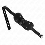 KINK COLLAR & GAG &ndash; kink - ball gag mouth mask with lock adjustable 42-60 cm