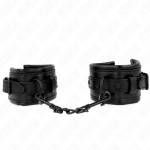 KINK WRIST RESTRAINT &ndash; kink - rankų apribojimai juodi reguliuojami 20-30 cm x 6 cm