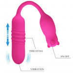 PRETTY LOVE FLIRTATION &ndash; pretty love - nobikuma rožinis silikoninis vibracinis kulkelis