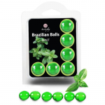 SECRETPLAY COSMETIC - 6 Brazilian Balls Mėtų Rinkinys