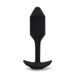 B-Vibe Snug 2 vibruojantis analinis kai&scaron;tis, juodas, 112 g