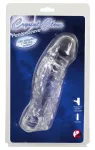 Crystal penio antgalis su prailgintuvu ir žiedu, skaidrus, 19,2 cm