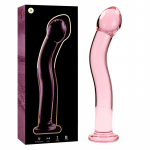 NEBULA SERIES BY IBIZA &ndash; modelis 18 dildo i&scaron; borosilikato stiklo rožinis 18.5 cm -o- 3.5 cm