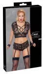 Cottelli Bondage Bra Set 4XL &mdash; Lace & rose-gold accents