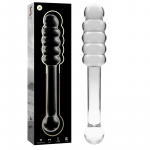 NEBULA SERIES BY IBIZA &ndash; modelis 20 dildo i&scaron; borosilikato stiklo ai&scaron;kus 20.5 cm -o- 3 cm