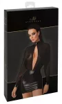 Noir Orgia mini suknelė su tiuliu, juoda, L
